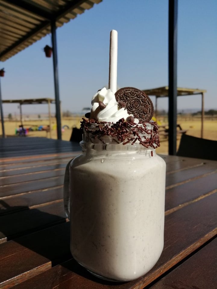 photo of Asher's Corner Cafe @ Ashers Farm Sanctuary Cookies 'n Cream Milkshake shared by @ashersfarmsanctuary on  06 Aug 2019 - review