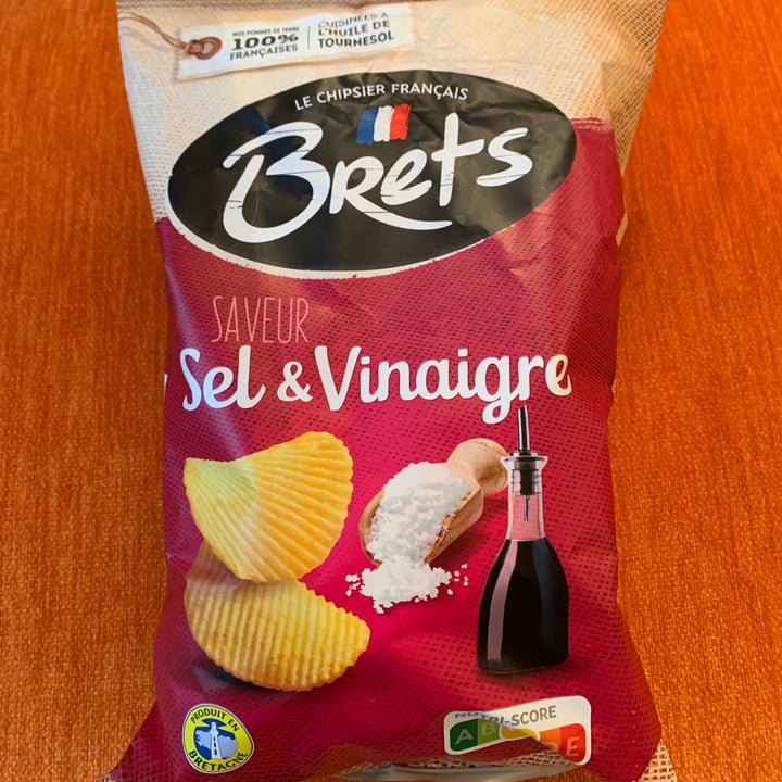 photo of Brets (Le Chipsier Français) Chips saveur sel & vinaigre shared by @slovenianveganfinds on  24 Jun 2021 - review