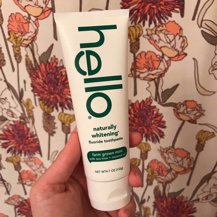 photo of Hello Naturally Whitening Fluoride Toothpaste (Farm Grown Mint with Tea Tree and Coconut Oil) shared by @naruto on  19 Feb 2020 - review