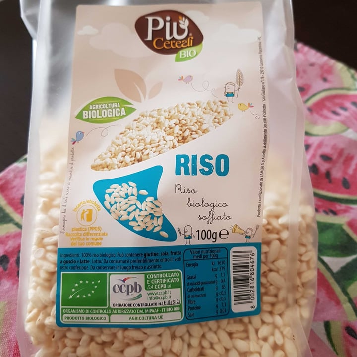photo of Più  cereali bio Riso soffiato biologico shared by @elly02 on  03 May 2022 - review
