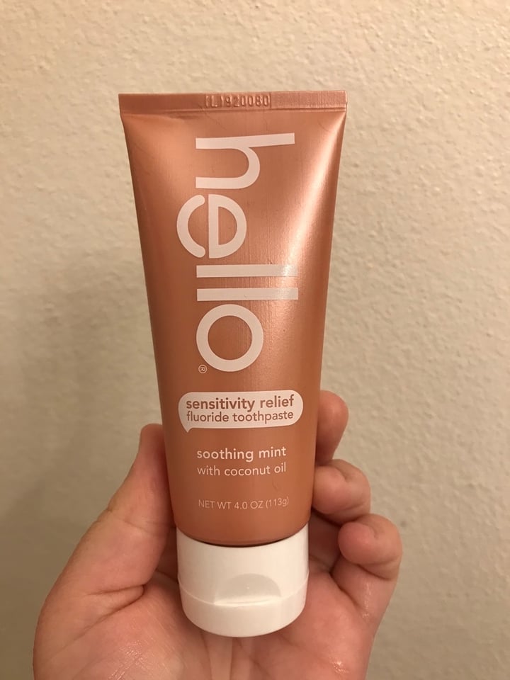 photo of Hello Sensitive toothpaste shared by @natalierichardson on  15 Feb 2020 - review
