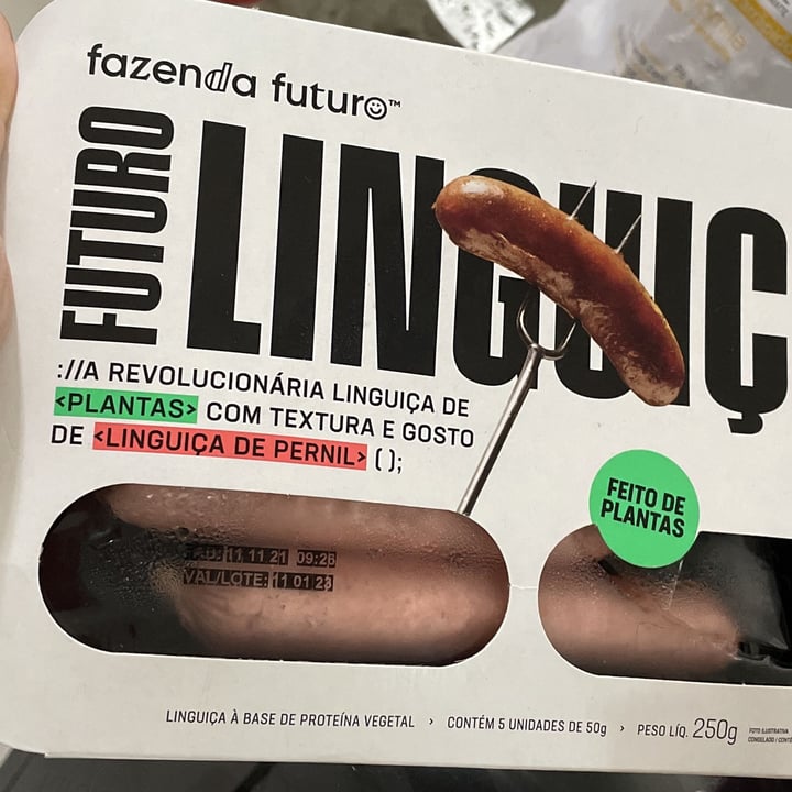 photo of Alimentos congelados Linguiça Vegetal shared by @sarahviannaf on  19 Apr 2022 - review