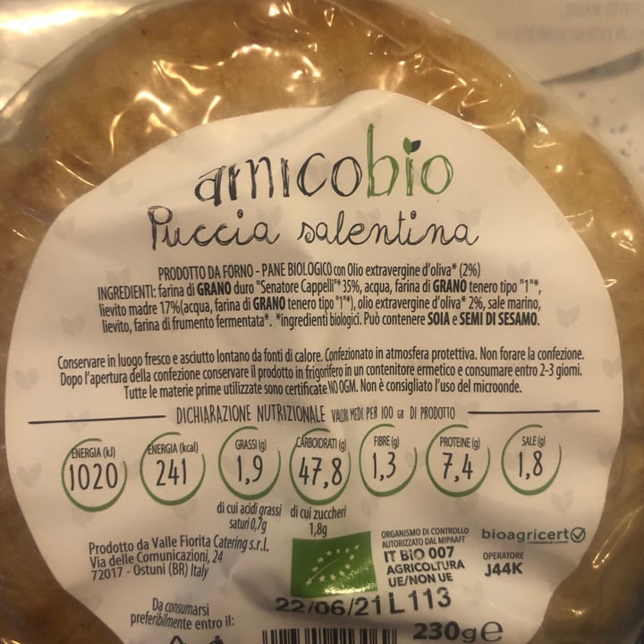 review photo of Vallefiorita Puccia salentina shared by @nineines on 28 May 2021 - review