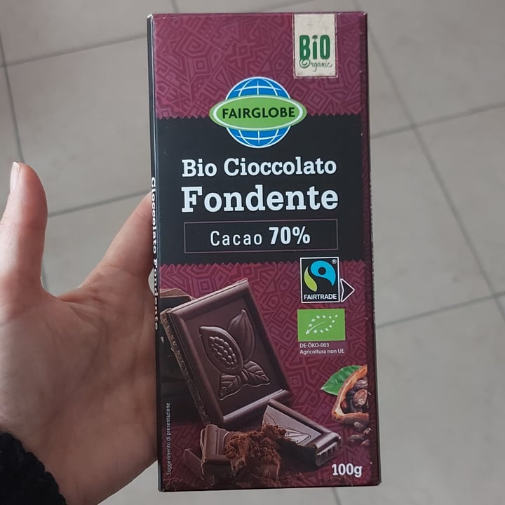 photo of Fairglobe Cioccolato Fondente Cacao 70% shared by @lacucinadilena on  04 Dec 2022 - review