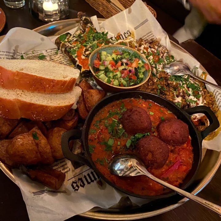 review photo of Kuli Alma - Mediterranean Kitchen Vegan Platter shared by @anett9 on 09 Oct 2021 - review