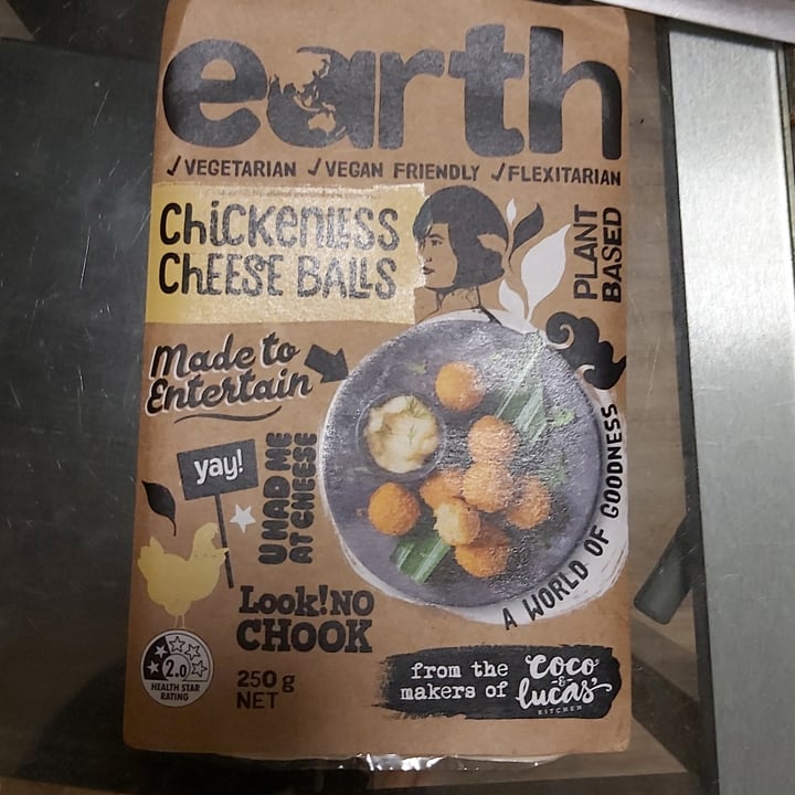 photo of Earth Chickenless cheese balls shared by @lotuspond on  25 Sep 2021 - review