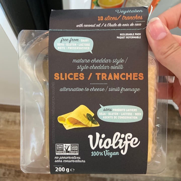 photo of Violife Cheddar Slices shared by @hunter2021 on  03 Jun 2021 - review
