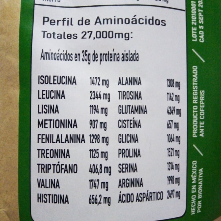 review photo of Vgn Protein Proteína En Polvo Sabor Vainilla Canela shared by @anafalcon on 27 Sep 2021 - review