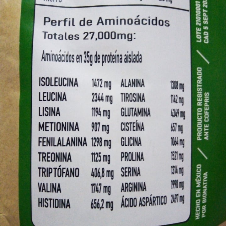 photo of Vgn Protein Proteína En Polvo Sabor Vainilla Canela shared by @anafalcon on  27 Sep 2021 - review