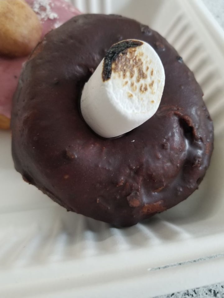 photo of Fern Cafe and Bakery Chocolate Mint Doughnut shared by @vegandyeries on  29 Mar 2020 - review