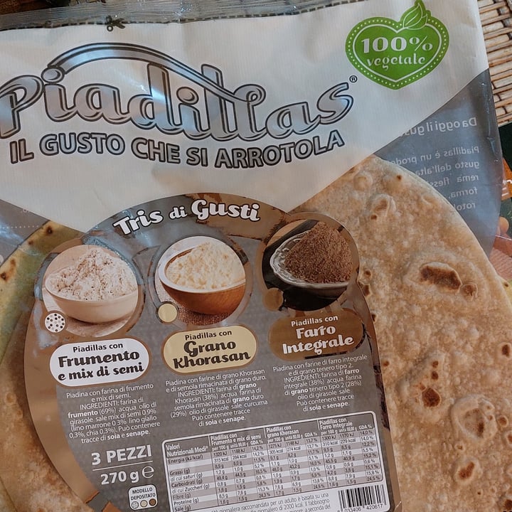 photo of Piadillas Tris Di Gusti shared by @freeariello on  01 May 2022 - review