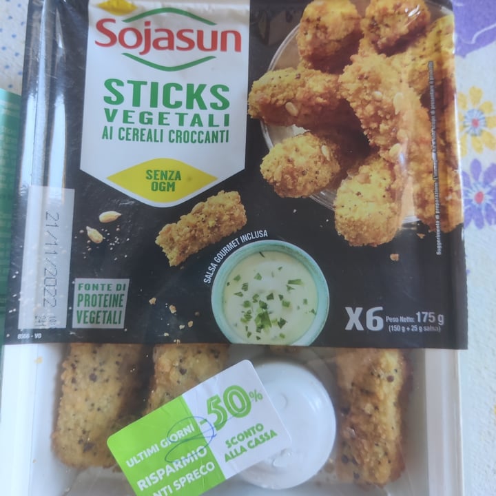 photo of Sojasun Sticks vegetali ai cereali croccanti shared by @verticales on  26 Nov 2022 - review