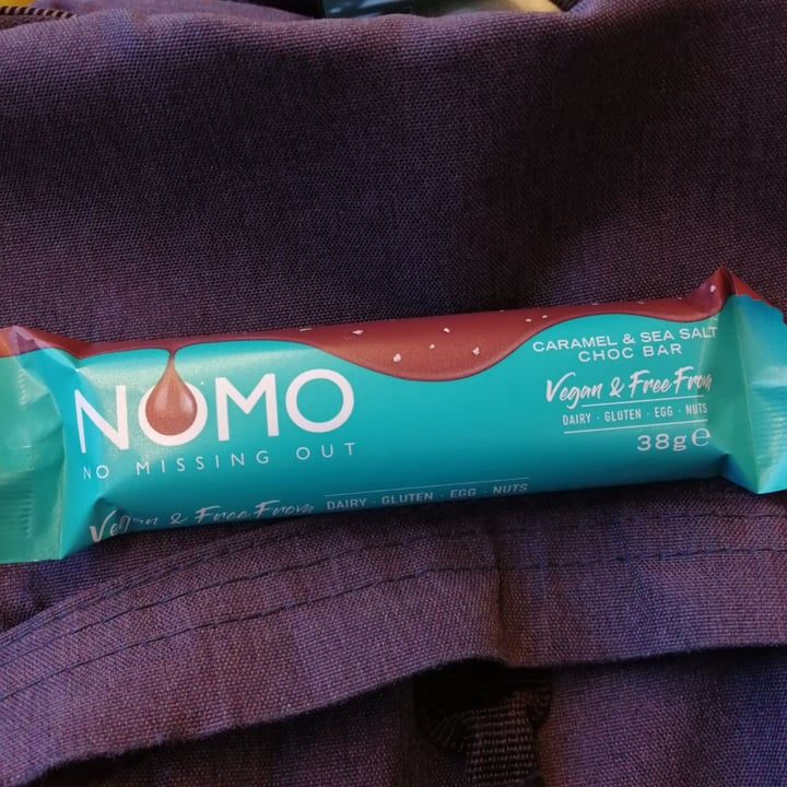 photo of NOMO Caramel & Sea Salt Choc Bar shared by @nrc on  20 Mar 2020 - review