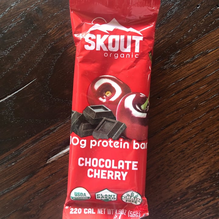 photo of Skout Organic 10g Protein Bar Chocolate Cherry shared by @caitmmire on  28 Apr 2020 - review