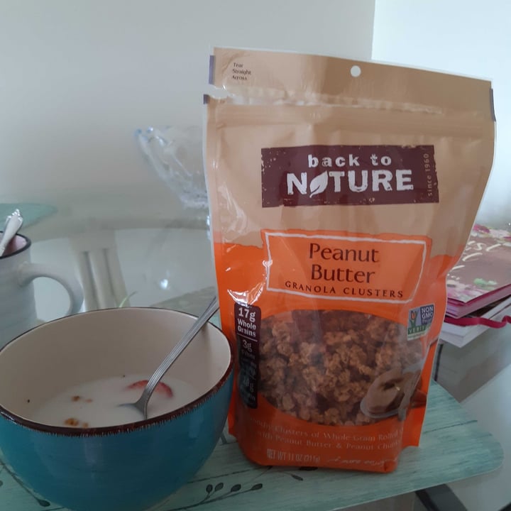 photo of Back to Nature Peanut Butter Granola Clusters shared by @elimarques02 on  04 Oct 2020 - review