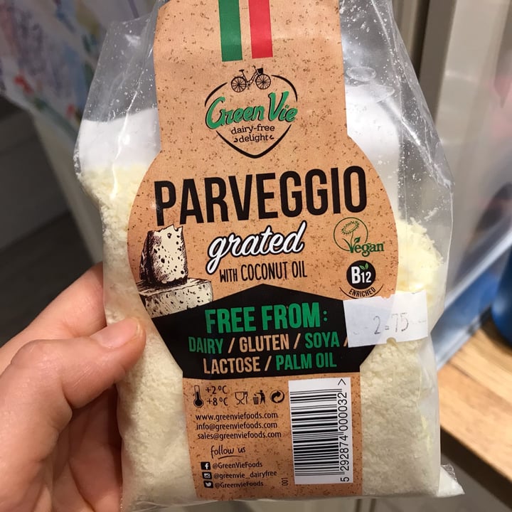 photo of GreenVie Foods Queso Parmesano Rallado shared by @silviascap on  25 Dec 2021 - review