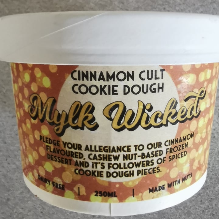 photo of Mylk Wicked Cinnamon Cult Cookie Dough shared by @veganpower001 on  21 Jul 2021 - review