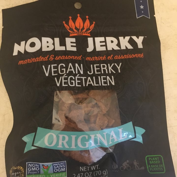 photo of Noble Jerky Vegan Jerky Original shared by @apuscasu on  04 Jul 2021 - review