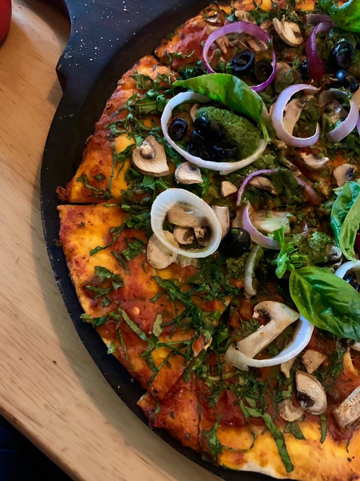 review photo of The Brew Room Buddha Garden Vegan Pizza shared by @prarthana on 23 Nov 2019 - review