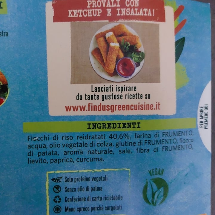 review photo of Findus Bastoncini vegetali shared by @ericaconlac on 19 Oct 2022 - review