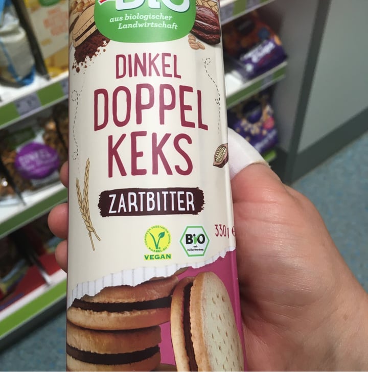 photo of dmBio Doppel Keks zartbitter shared by @fischauge61 on  25 May 2020 - review
