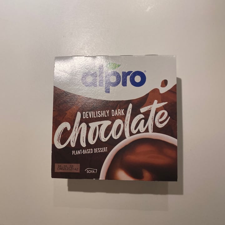 photo of Alpro Devilishly Dark Chocolate Plant-Based Dessert shared by @biancapanini on  12 Mar 2022 - review