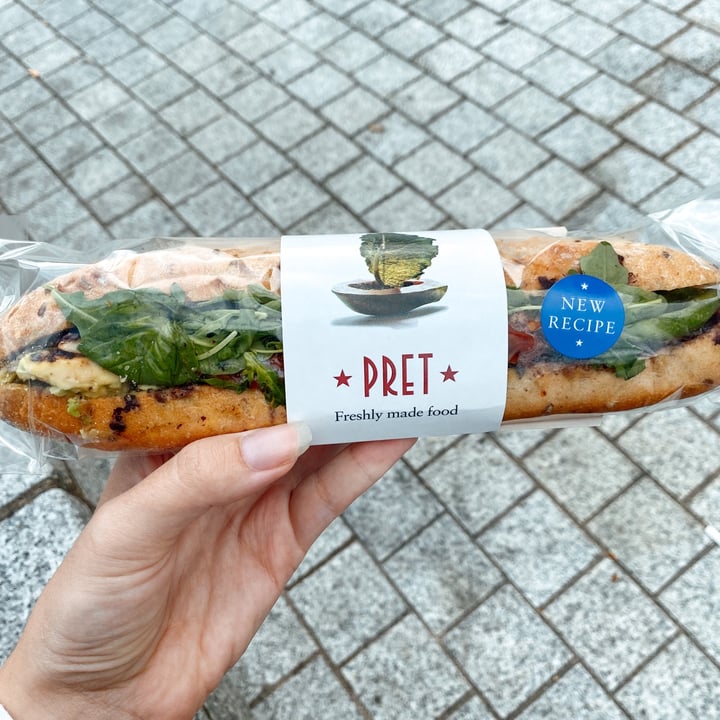photo of Pret A Manger Avo, olives & toms baguette shared by @triinu on  03 Sep 2021 - review