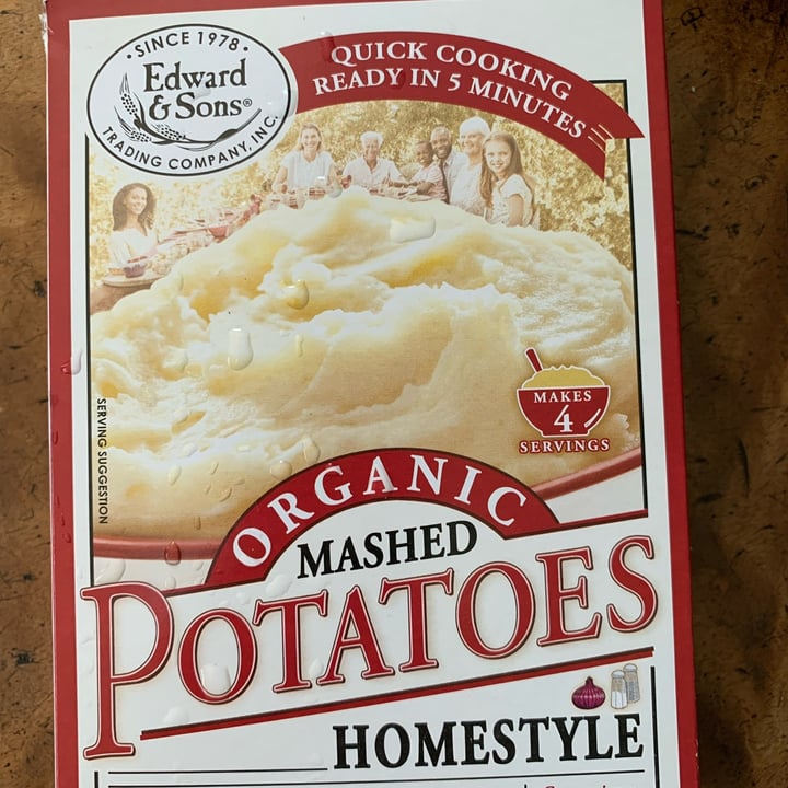 review photo of Edward & Sons Organic Mashed Potatoes Homestyle shared by @jeremytheape on 27 Nov 2022 - review