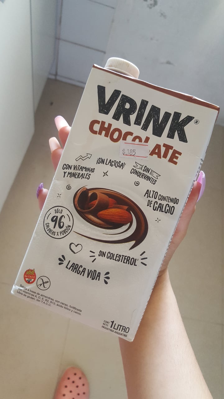 photo of Vrink Vrink Chocolate de Almendras shared by @victoriaalvarez on  11 Nov 2020 - review