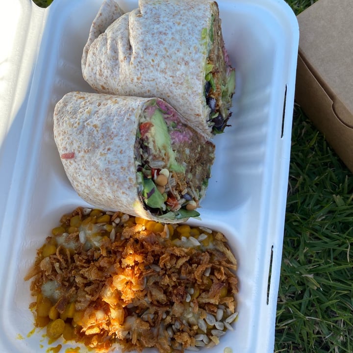 photo of The Sunshine Food Sprouting Co Veg Burger Wrap shared by @provegza on  22 Aug 2020 - review