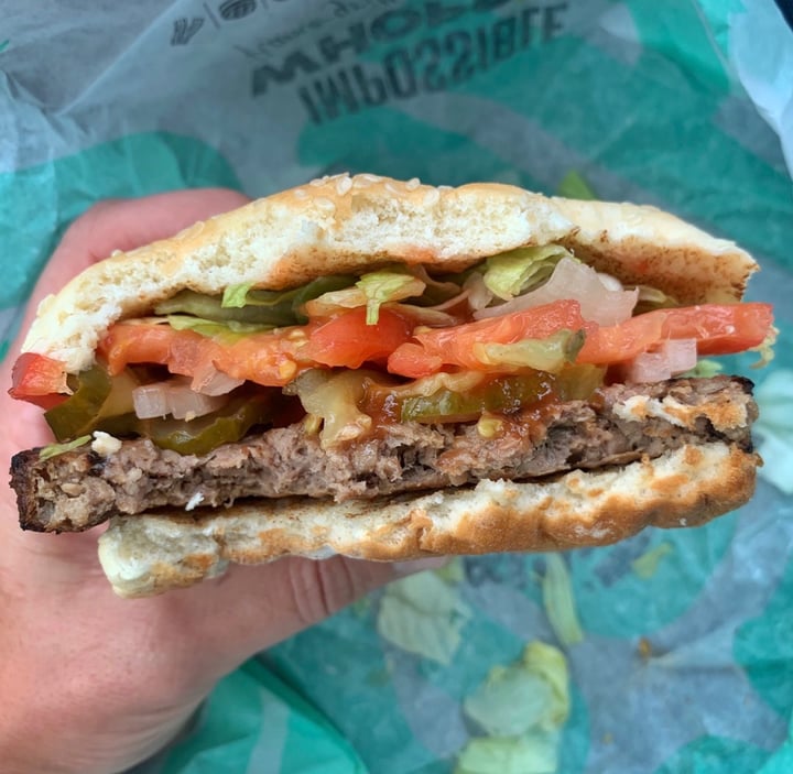 photo of Burger King Impossible Whopper shared by @stphsmth on  27 Aug 2019 - review