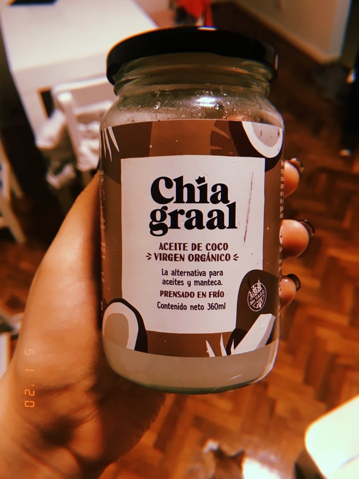 photo of Chia Graal Aceite de Coco Virgen shared by @kibouganbou on  05 Jan 2020 - review