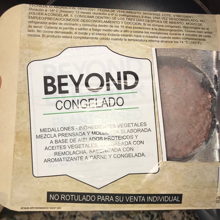 photo of Beyond Meat Beyond Burger Plant-Based Patties shared by @antolab on  29 Oct 2021 - review