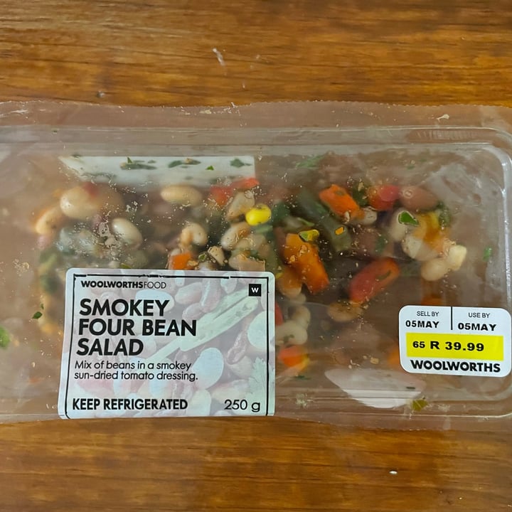 photo of Woolworths Food Smokey four bean salad shared by @thehumblechickpea on  07 Jun 2022 - review