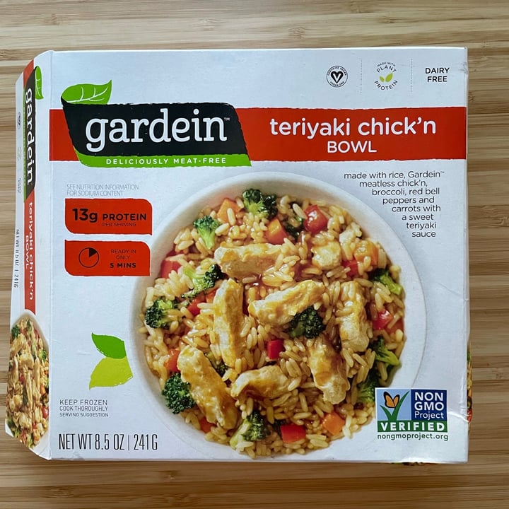 review photo of Gardein Teriyaki Chick’n Bowl shared by @vetravel on 04 Jul 2021 - review