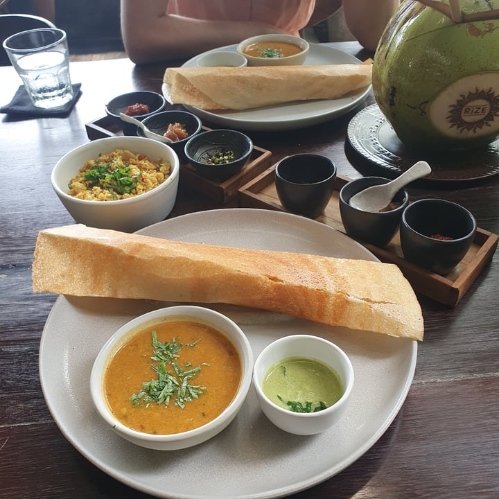 photo of RiZE Cafe Masala Dosa shared by @jackgraham on  05 Dec 2021 - review