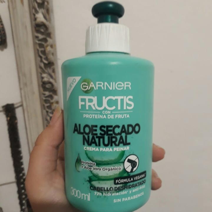 photo of Garnier Garnier Fructis Aloe Secado Natural Crema para Peinar shared by @camiahumadao on  16 Jun 2020 - review