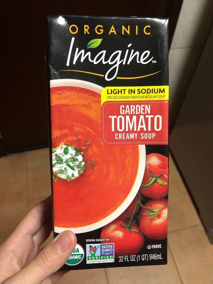 photo of Imagine Foods Garden Tomato Creamy Soup shared by @isalee on  30 Jan 2019 - review