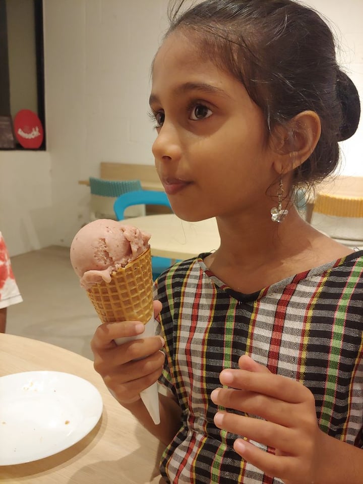 photo of WS Deli Experience Store Strawberry ice cream shared by @vegananu on  24 Jan 2020 - review