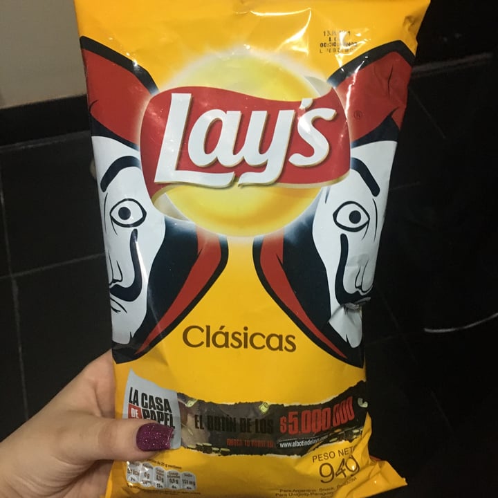 photo of Lay's Papas Fritas Clásicas shared by @candejulieta on  01 Apr 2021 - review