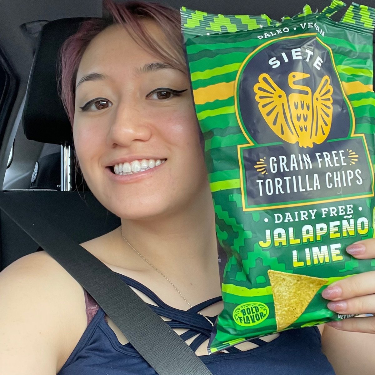 Siete Family Foods Grain Free Tortilla Chips Dairy Free Jalapeño Lime