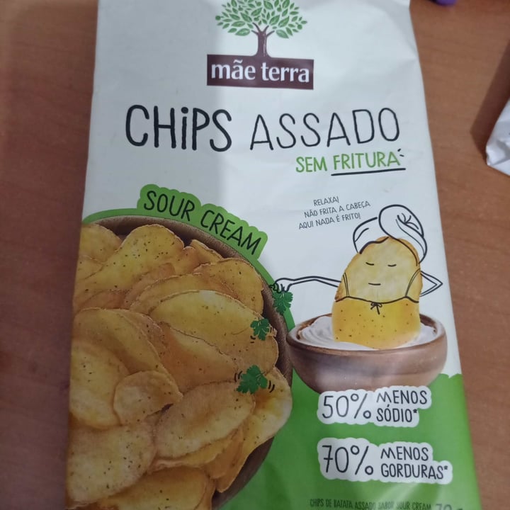 photo of Mãe Terra Chips assado sour cream shared by @taysouza777 on  21 Oct 2022 - review