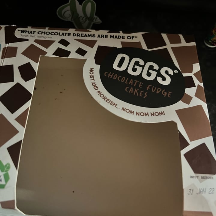 photo of OGGS Chocolate Fudge Cakes shared by @shitakimushroom on  16 Jan 2022 - review