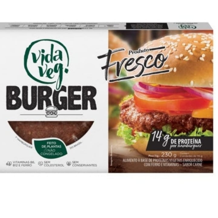 photo of Vida Veg Hamburguer Sabor Carne shared by @rafamatos on  29 Dec 2021 - review