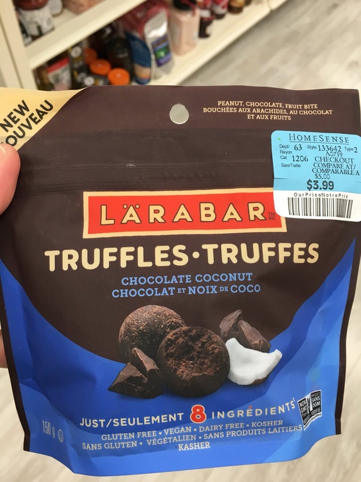 review photo of Larabar Chocolate Coconut Truffles shared by @vicucha15 on 07 Sep 2019 - review