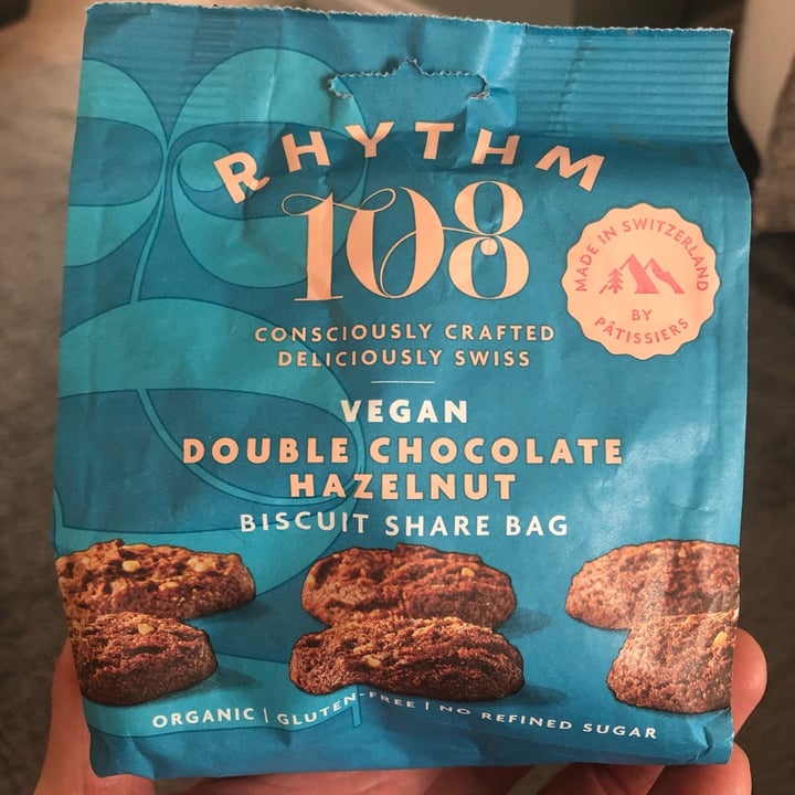 photo of Rhythm 108 Swiss Vegan Double Chocolate Hazelnut Biscuit Share Bag 135g shared by @jasonb01 on  15 Aug 2022 - review