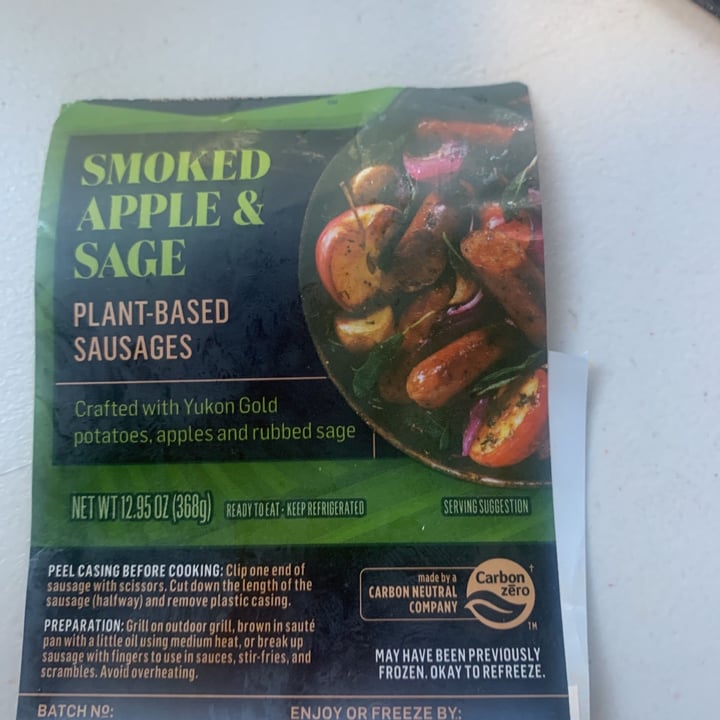 photo of Field Roast Smoked Apple & Sage Plant-Based Sausages shared by @lachelle on  15 Jan 2021 - review