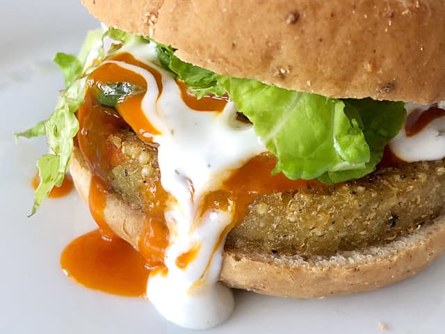 Photo of the dish “Qrunch Organics Quinoa Burgers”