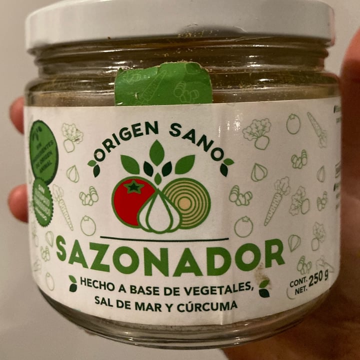 photo of Origen sano Sazonador de Vegetales Sal de Mar y Cúrcuma shared by @perellodaniela on  28 Oct 2022 - review