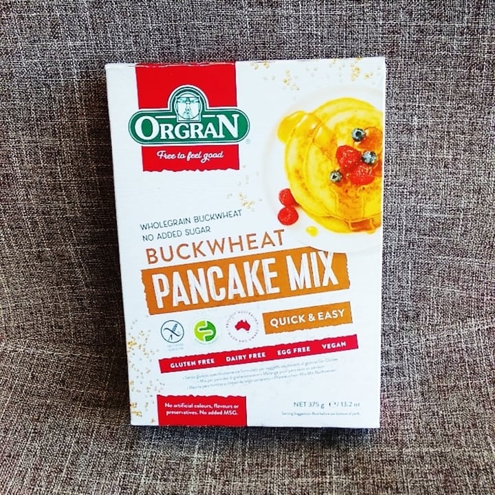 photo of Orgran Buckwheat pancake mix shared by @alimi on  30 Oct 2020 - review